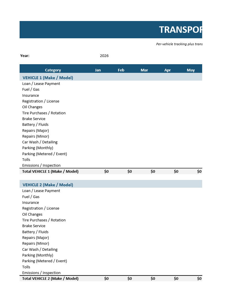 Transportation Expenses