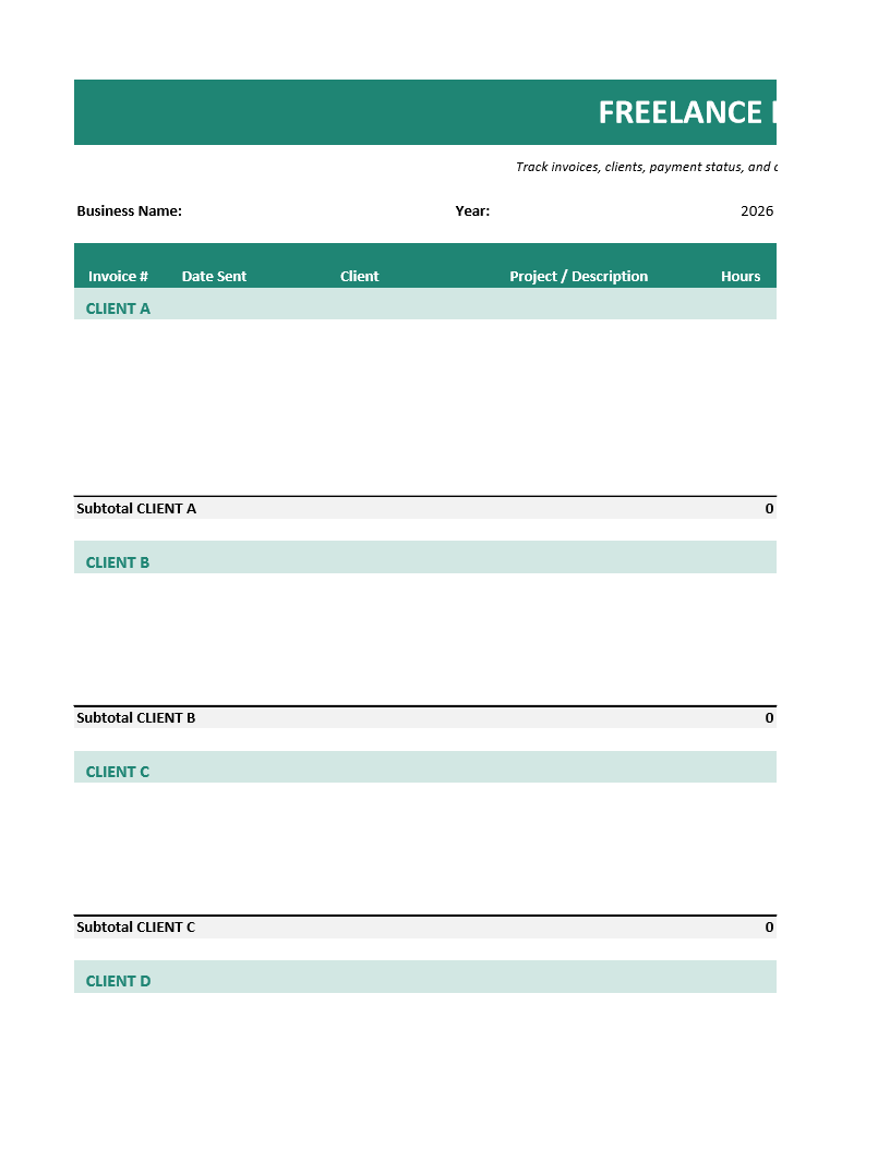 Freelance Income