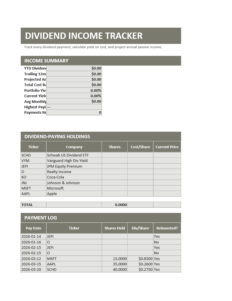 Dividend Income
