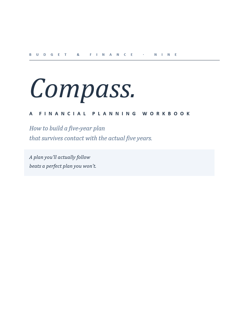Financial Planning Workbook