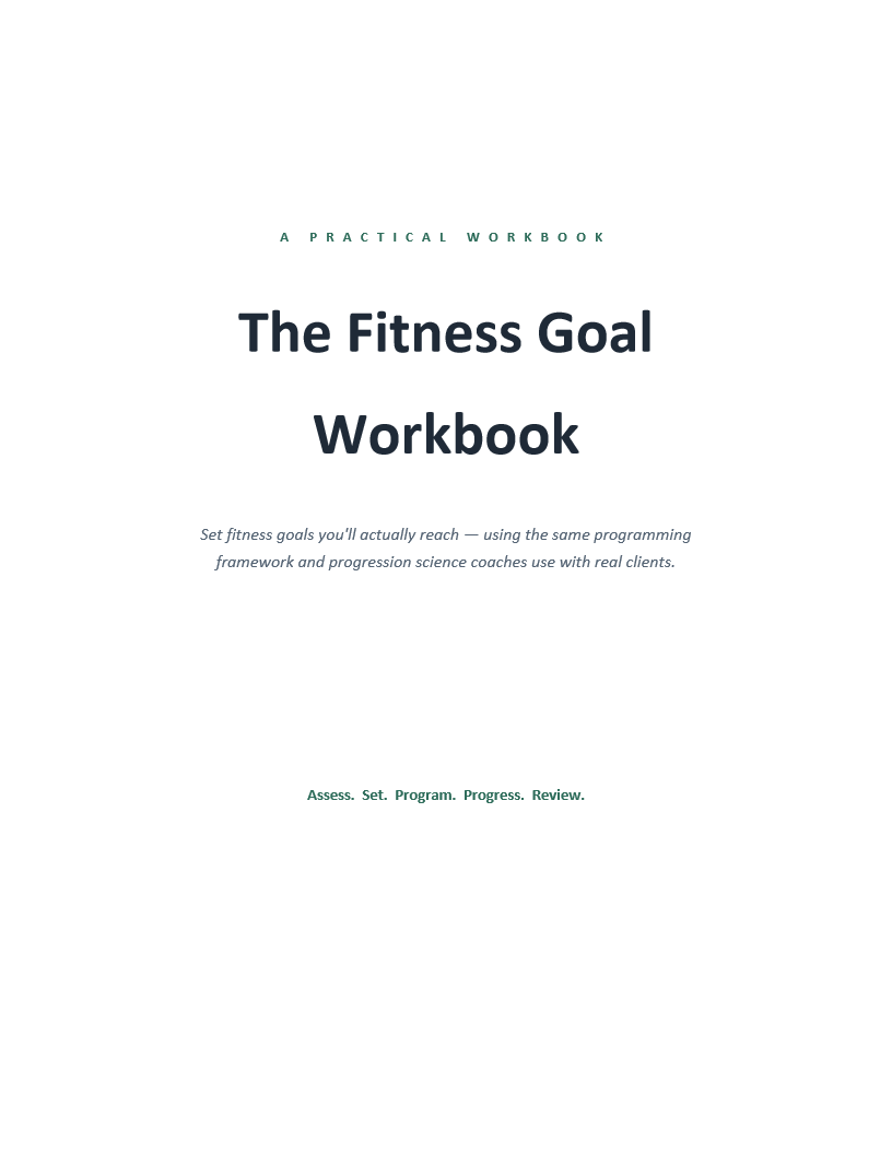 Fitness Goal Workbook
