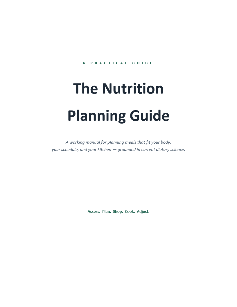 Nutrition Planning Guide