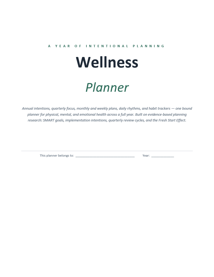 Wellness Planner