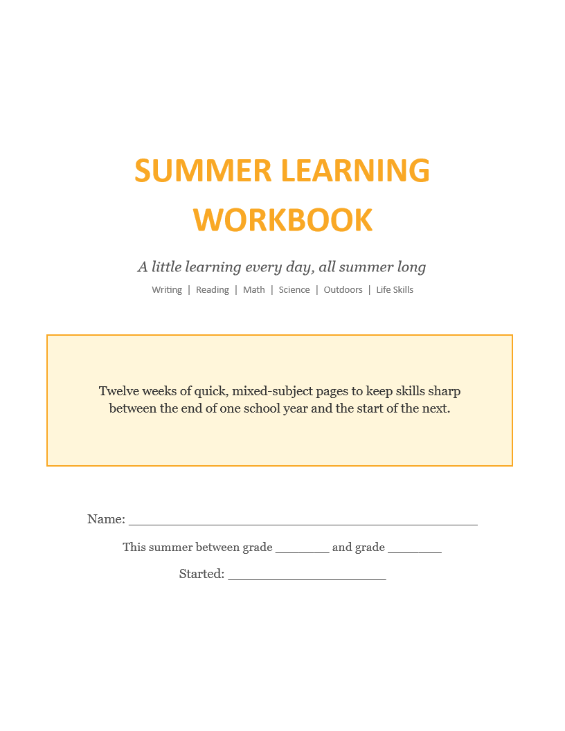 Summer-Learning-Workbook