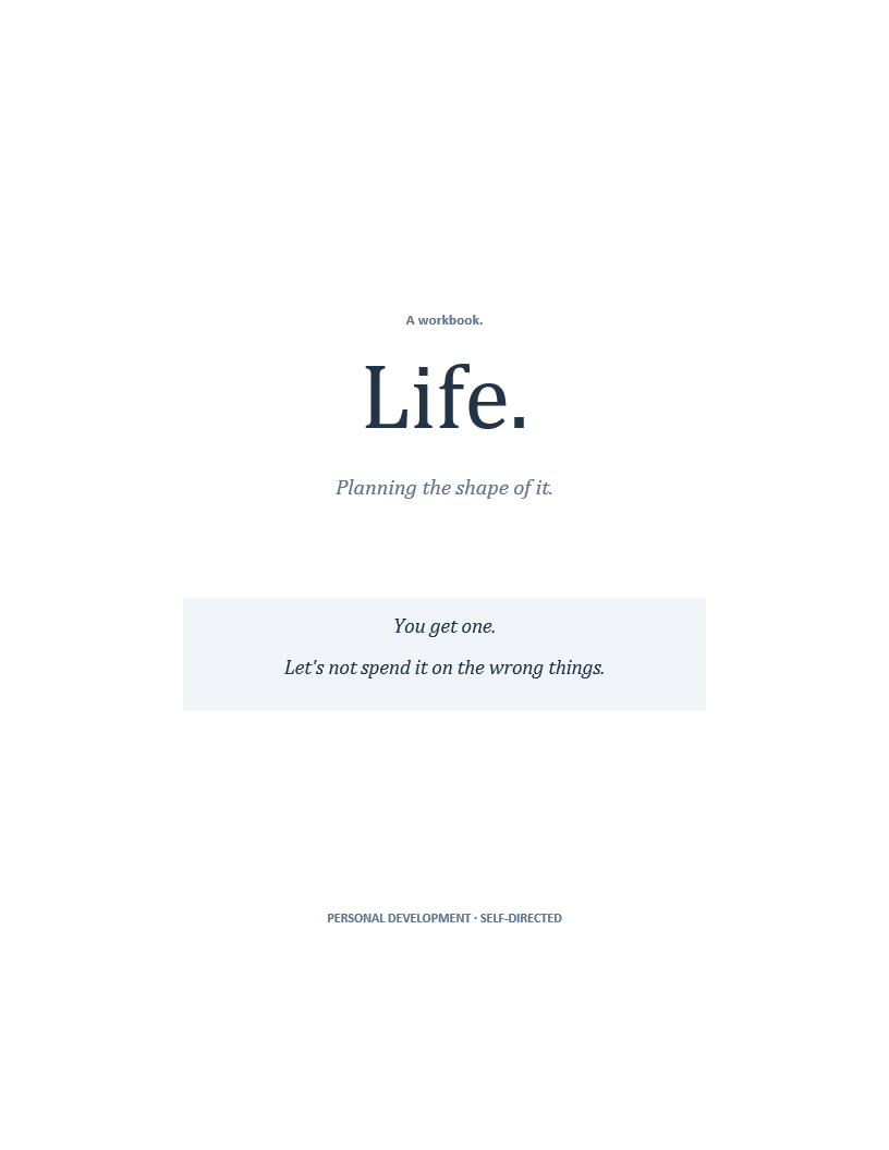 Life Planning Workbook