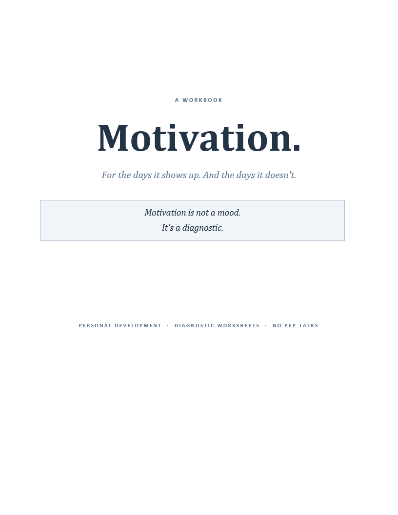 Motivation Workbook