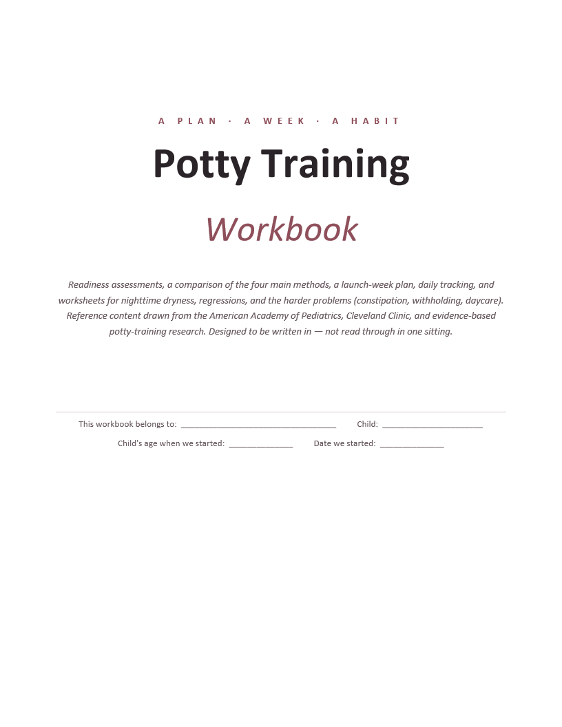 Potty Training Workbook