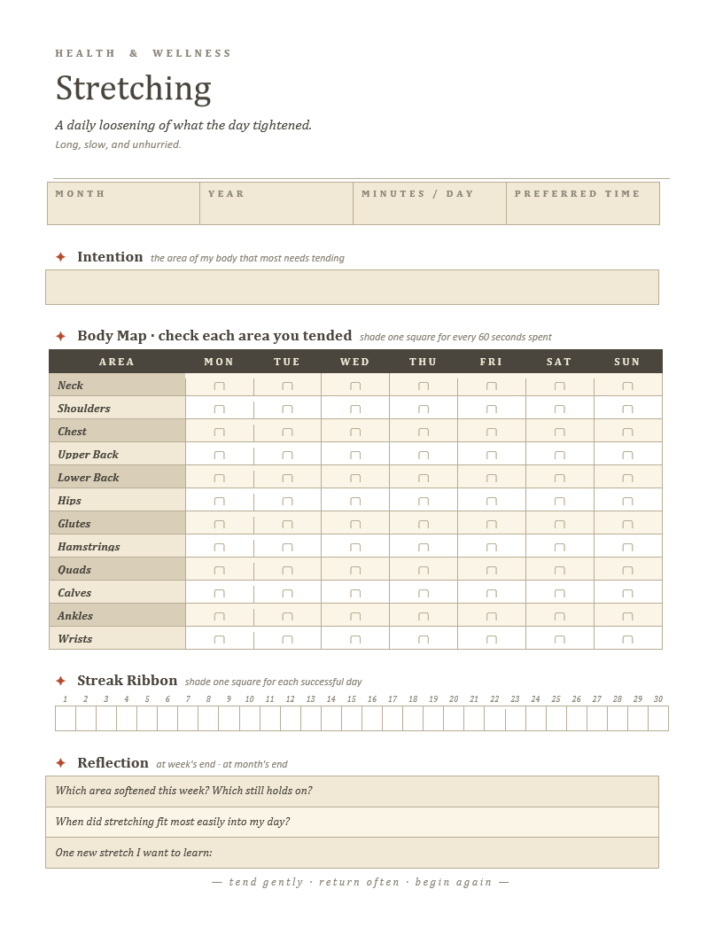 Stretching Tracker